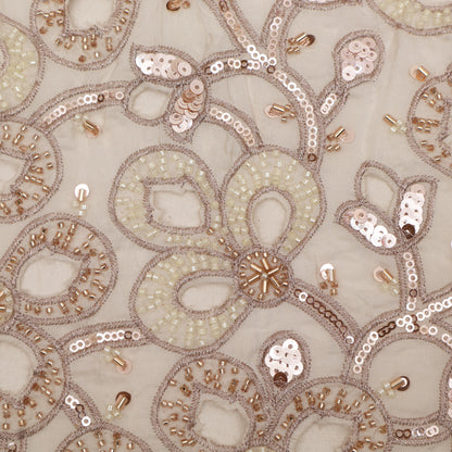Dyeable Crepe Embroidery Fabric