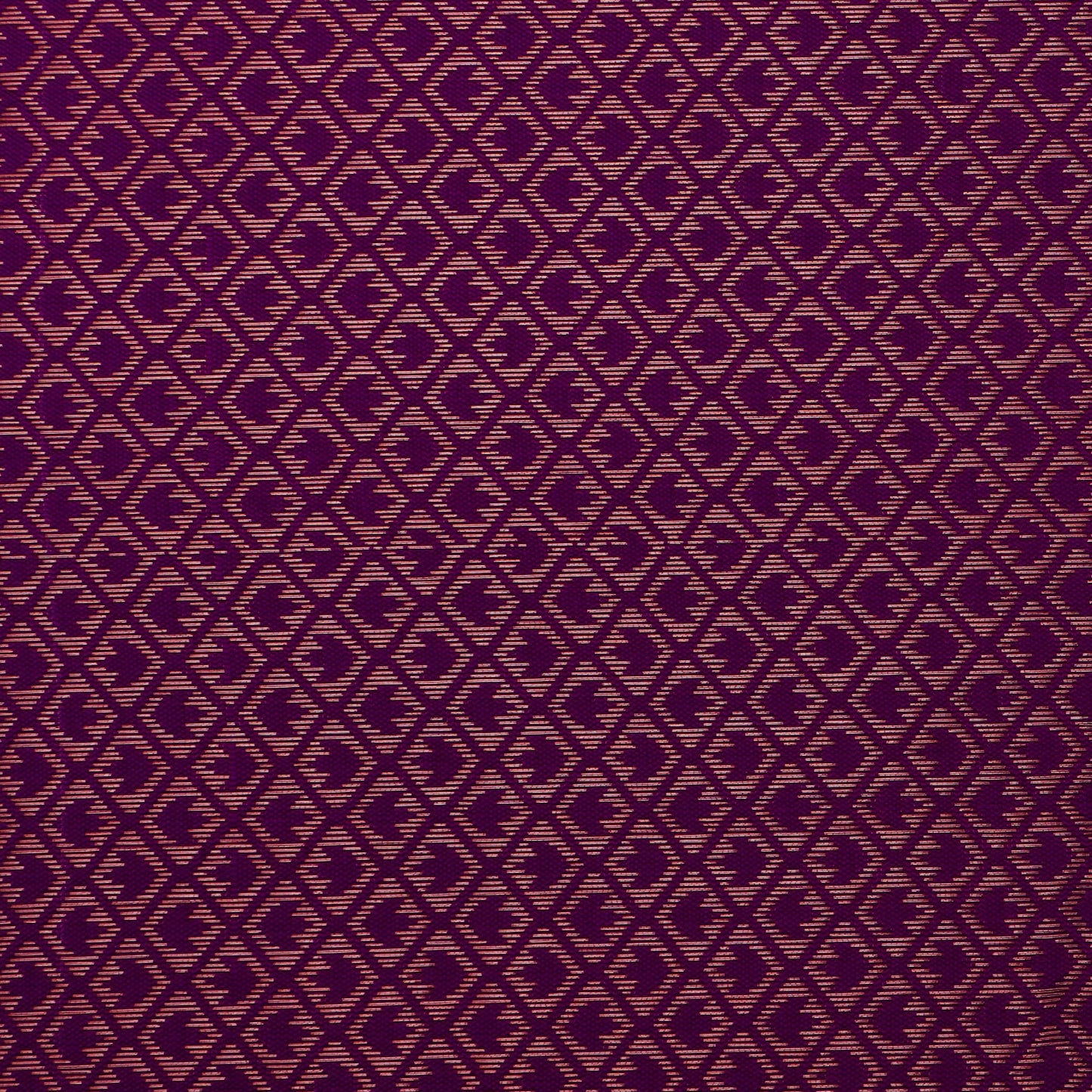 Voilet Color Semi Brocade Fabric