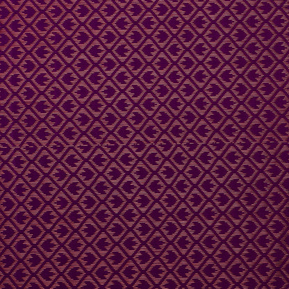 Voilet Color Semi Brocade Fabric