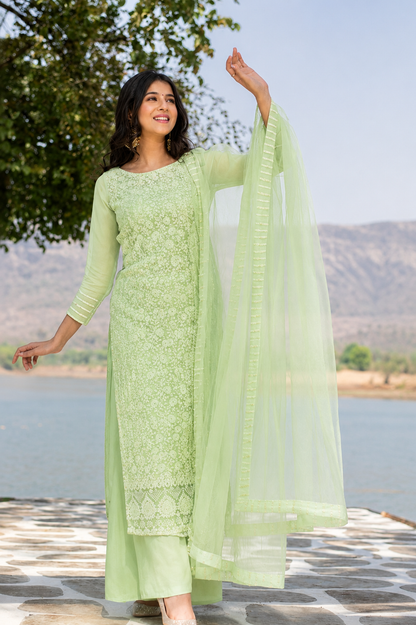 Georgette Embroidery Fabric