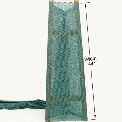 Net Sequins Embroidery Fabric