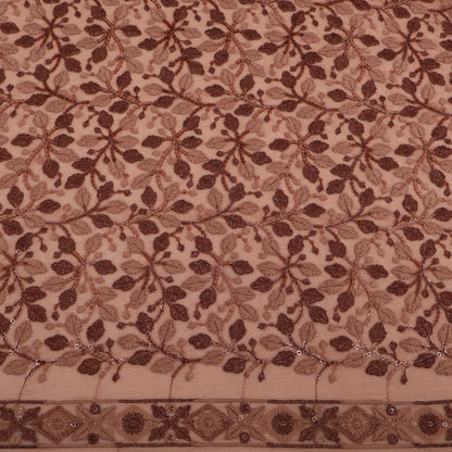 Georgette Sequin Embroidery Fabric