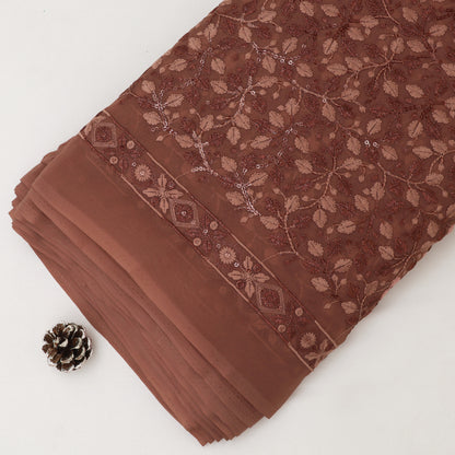 Georgette Sequin Embroidery Fabric
