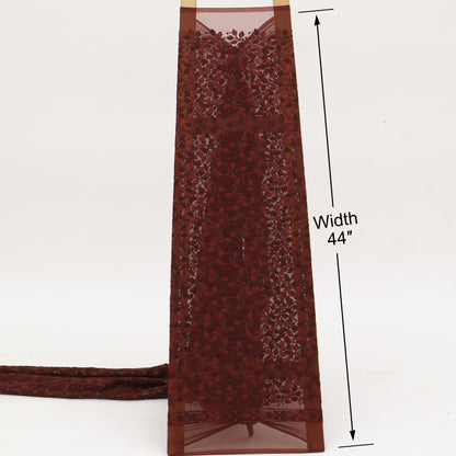 Georgette Sequin Embroidery Fabric