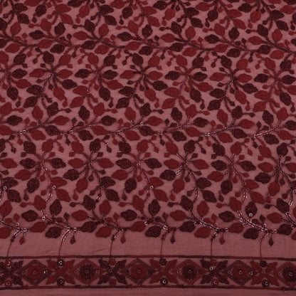 Georgette Sequin Embroidery Fabric