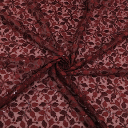 Georgette Sequin Embroidery Fabric