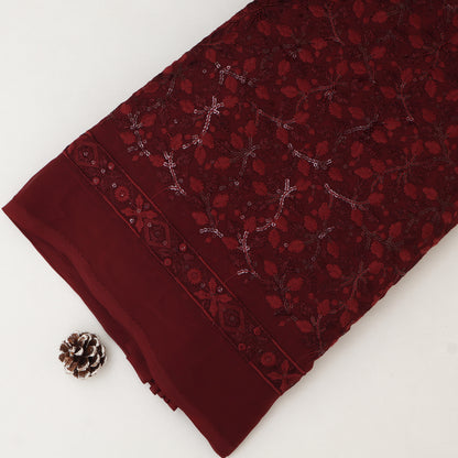 Georgette Sequin Embroidery Fabric