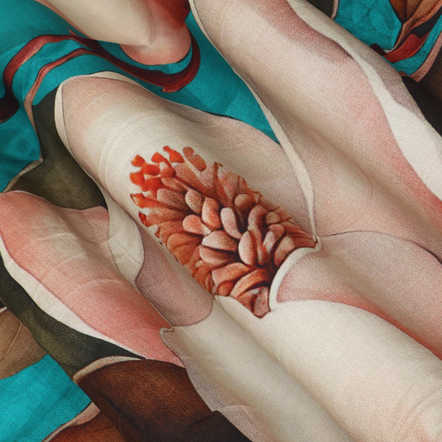 Floral Print Satin Fabric