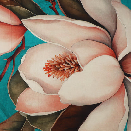 Floral Print Satin Fabric