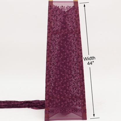 Georgette Sequin Embroidery Fabric
