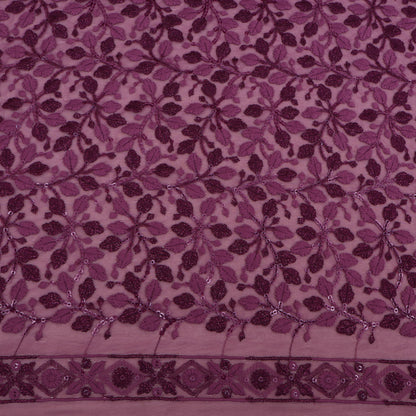 Georgette Sequin Embroidery Fabric