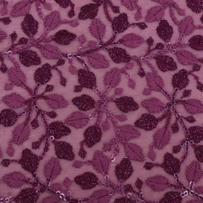 Georgette Sequin Embroidery Fabric