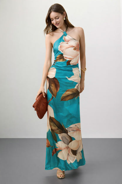 Floral Print Satin Fabric