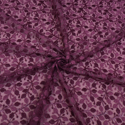 Georgette Sequin Embroidery Fabric