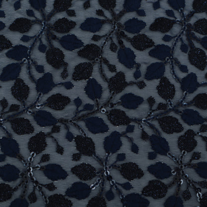 Georgette Sequin Embroidery Fabric