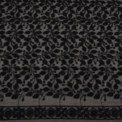 Georgette Sequin Embroidery Fabric