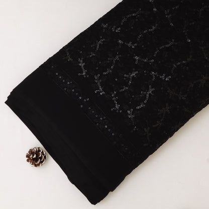 Georgette Sequin Embroidery Fabric