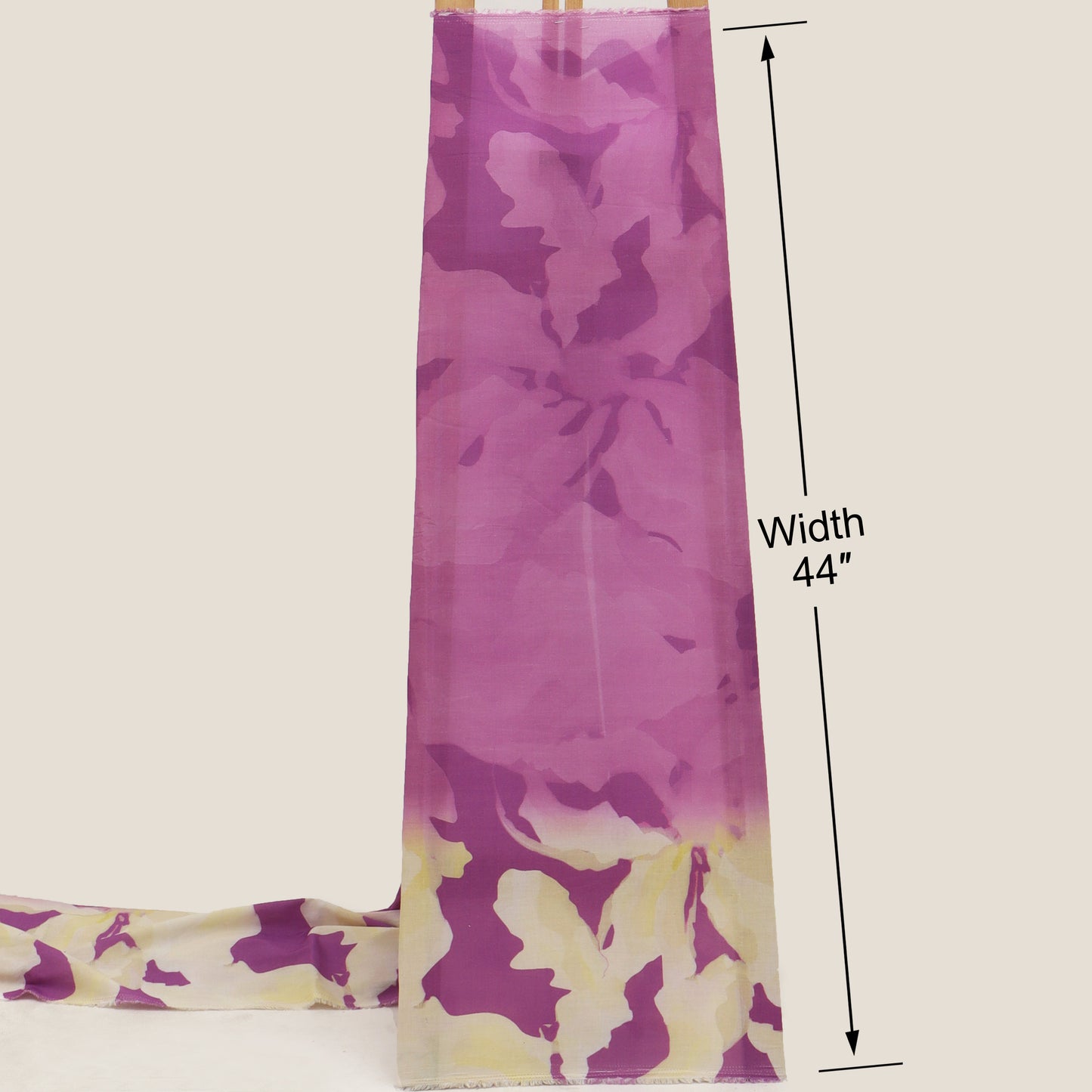 Cotton Chikan Print Embroidery Fabric