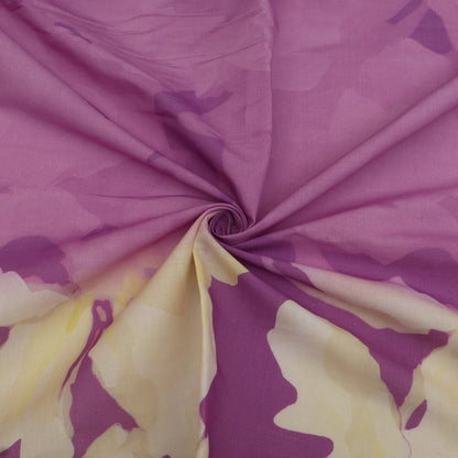 Cotton Chikan Print Embroidery Fabric