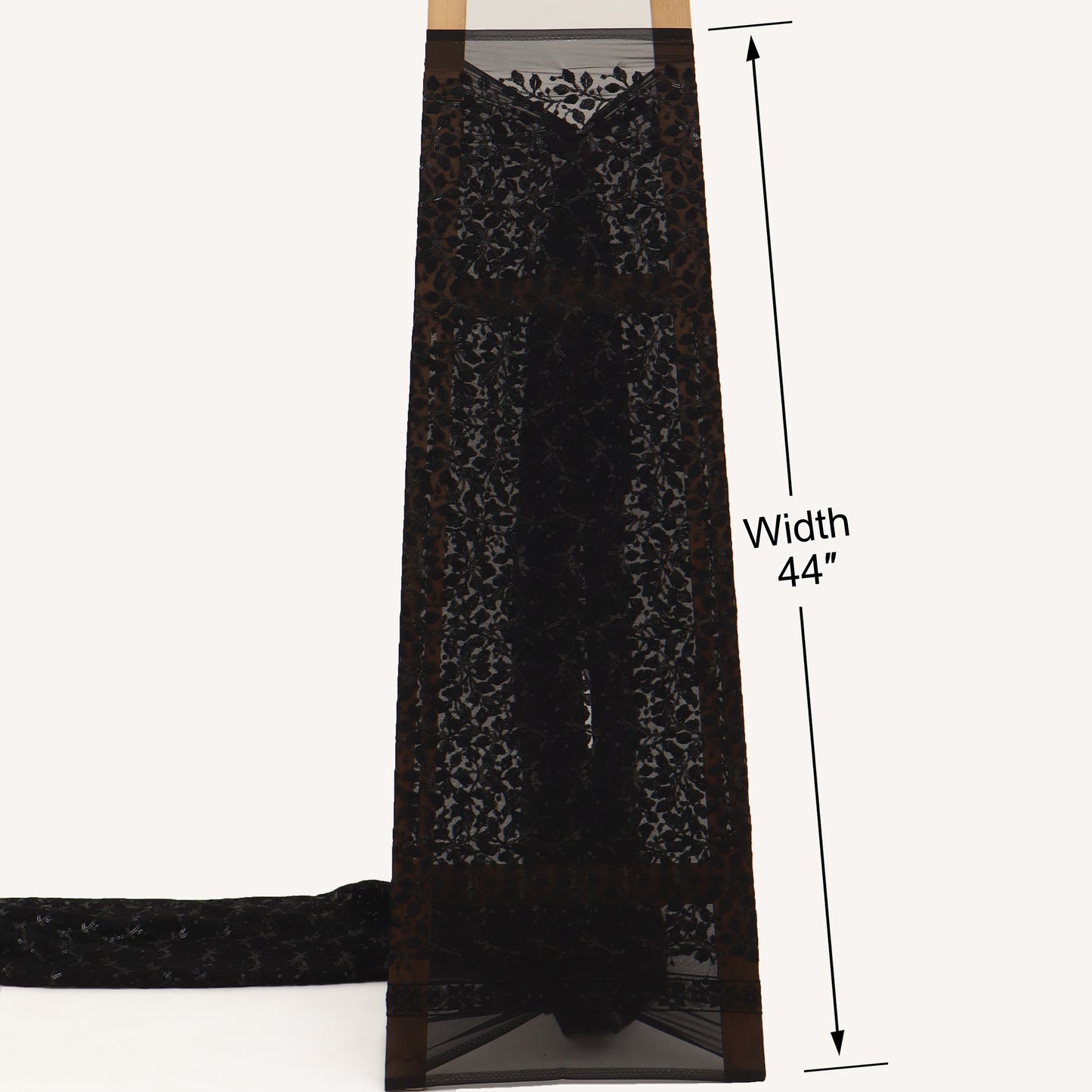 Georgette Sequin Embroidery Fabric