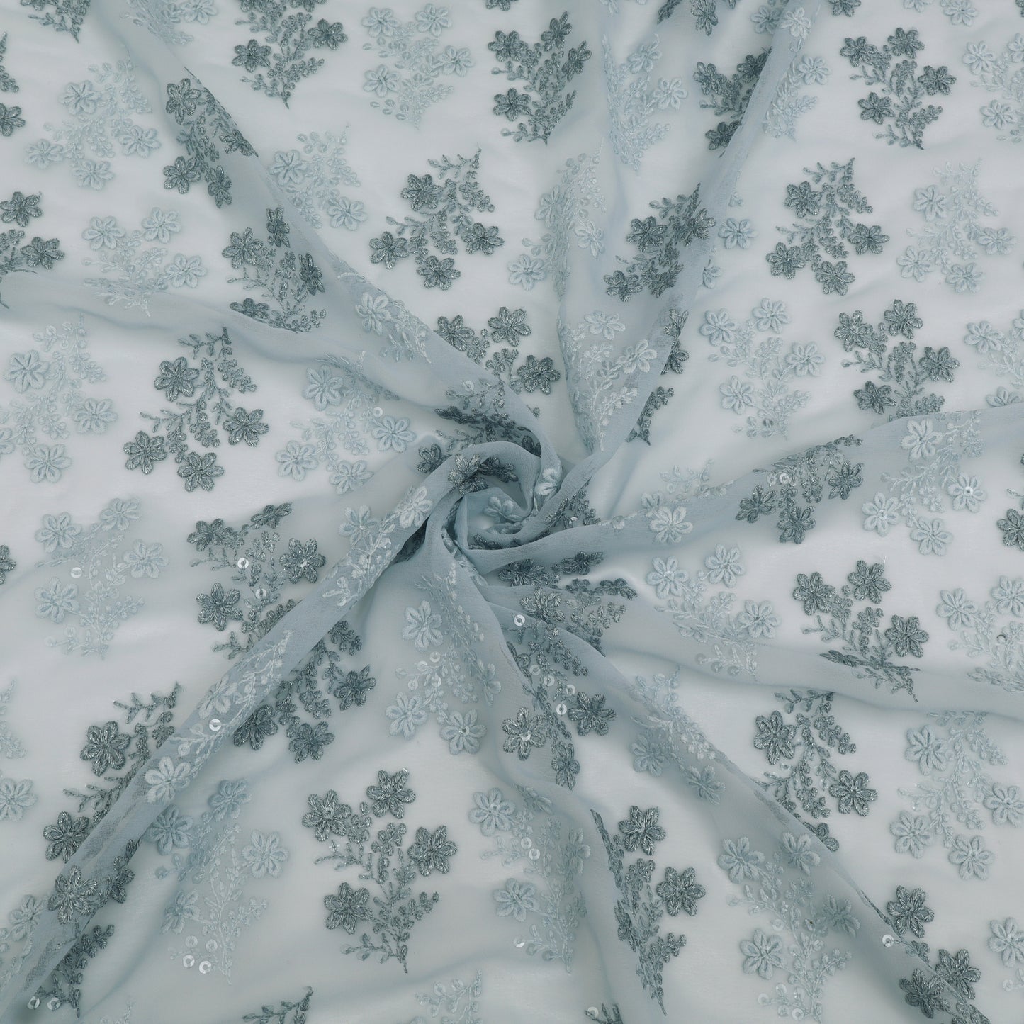 Sequins Embroidery Fabric