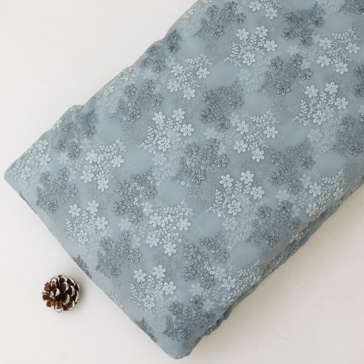 Sequins Embroidery Fabric