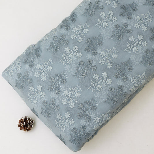 Sequins Embroidery Fabric