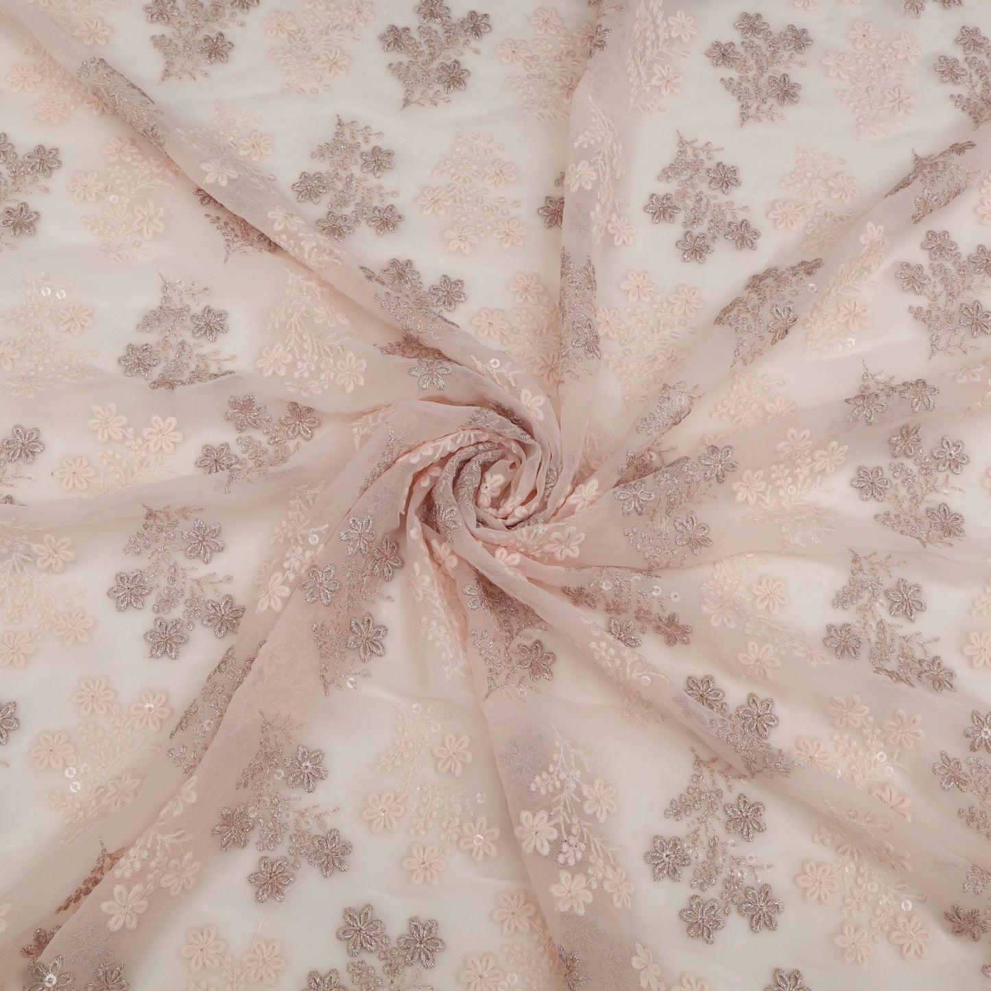 Sequins Embroidery Fabric