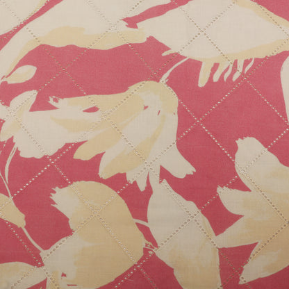 Cotton Chikan Print Embroidery Fabric