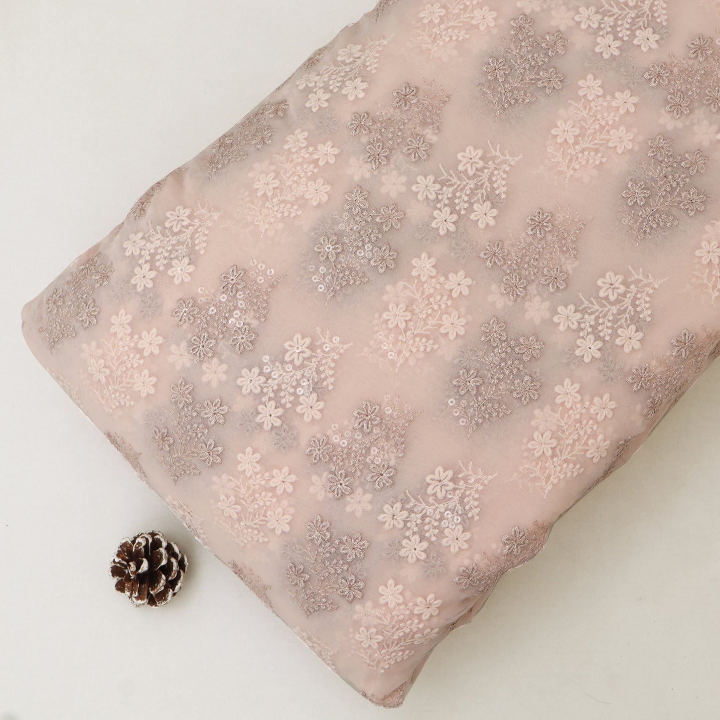 Sequins Embroidery Fabric