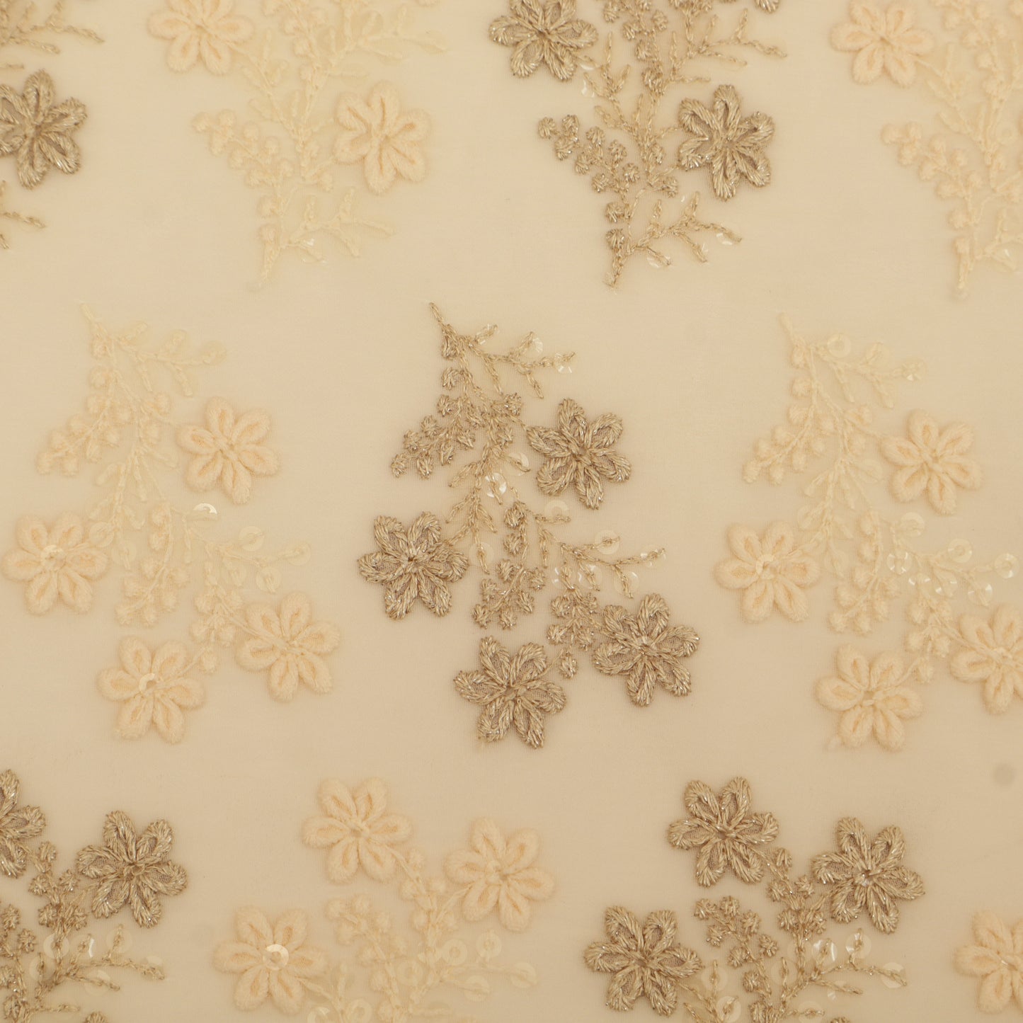 Sequins Embroidery Fabric