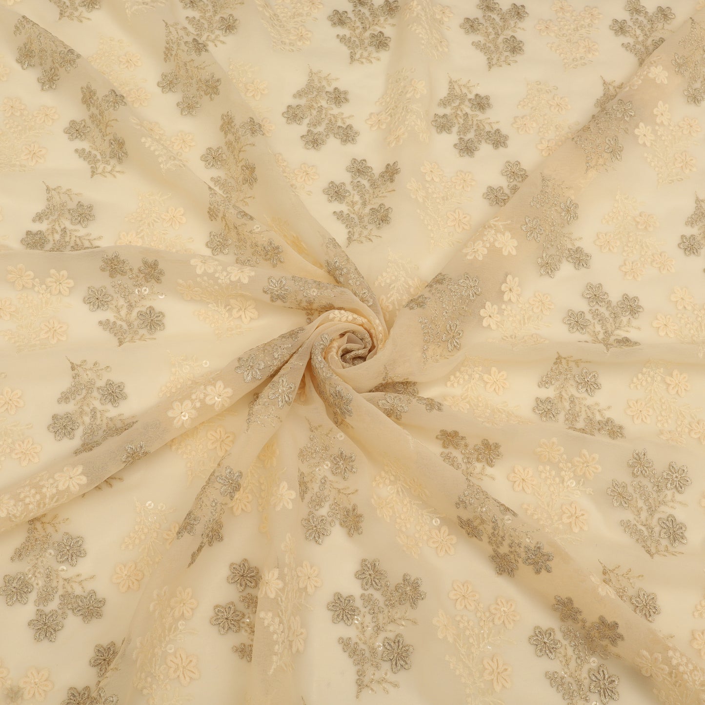 Sequins Embroidery Fabric