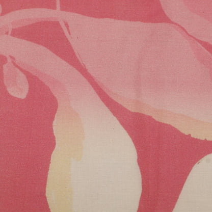 Cotton Chikan Print Embroidery Fabric