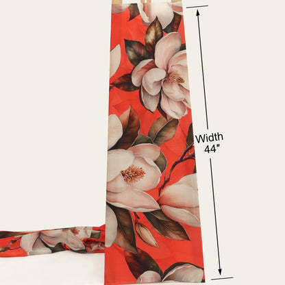 Floral Print Satin Fabric