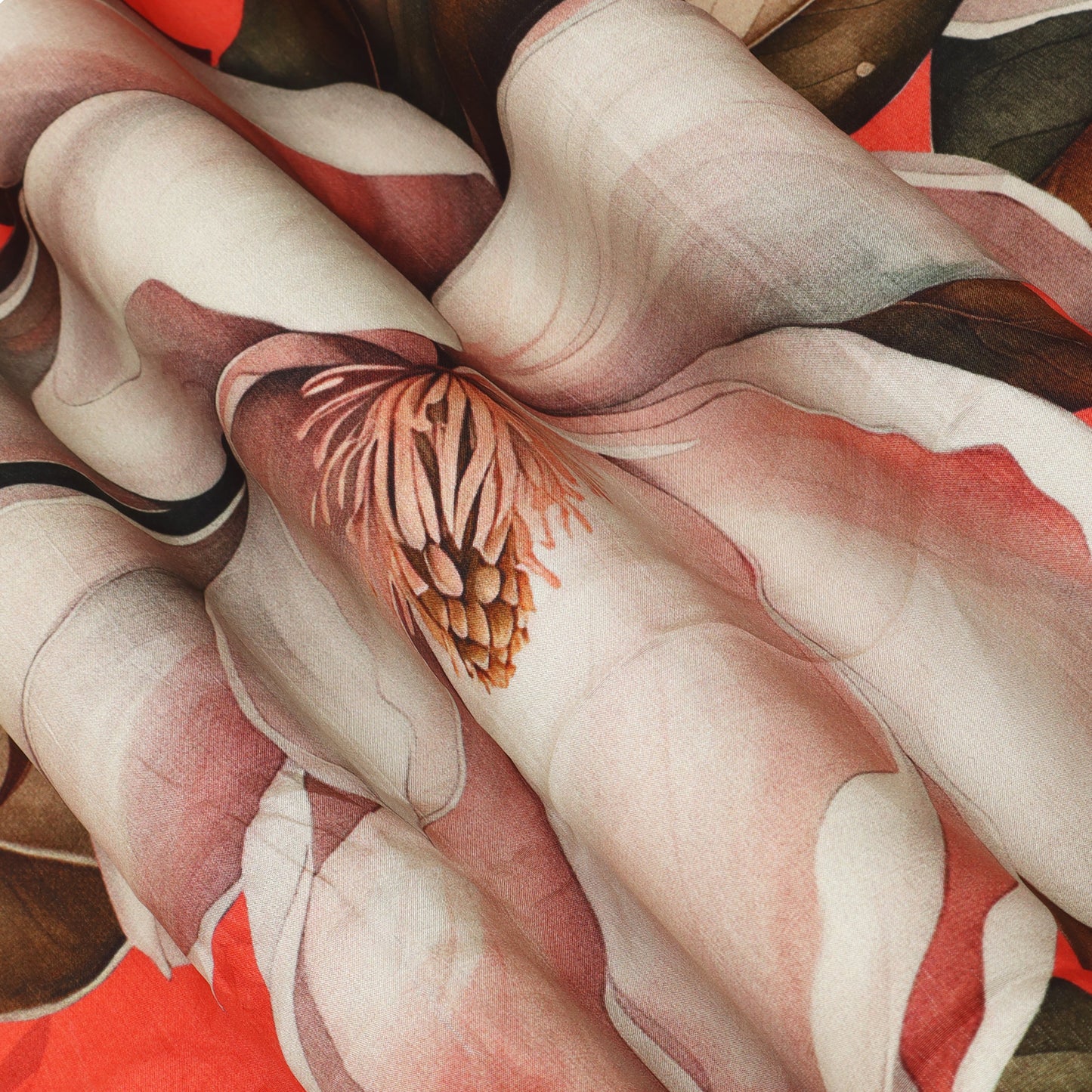 Floral Print Satin Fabric