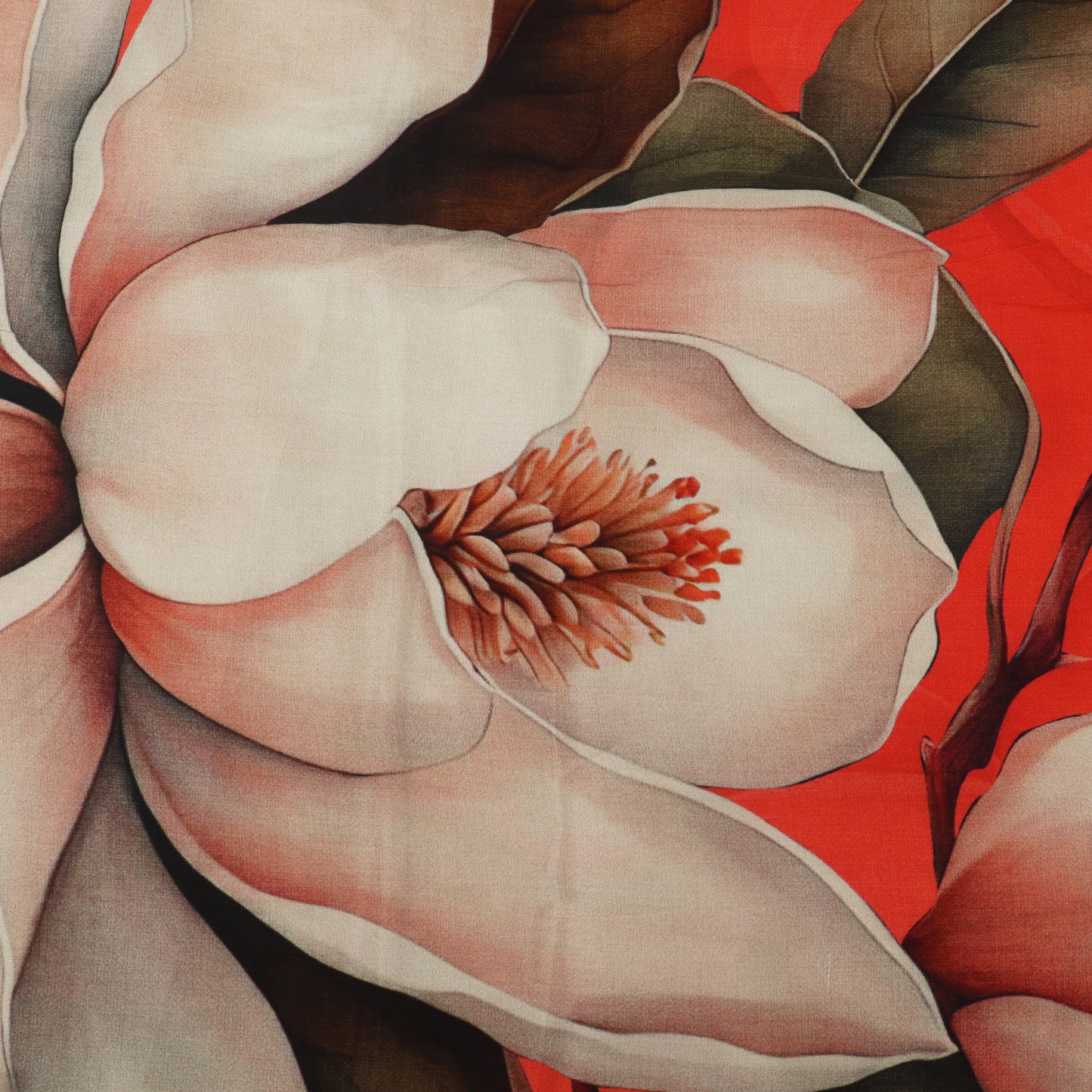 Floral Print Satin Fabric