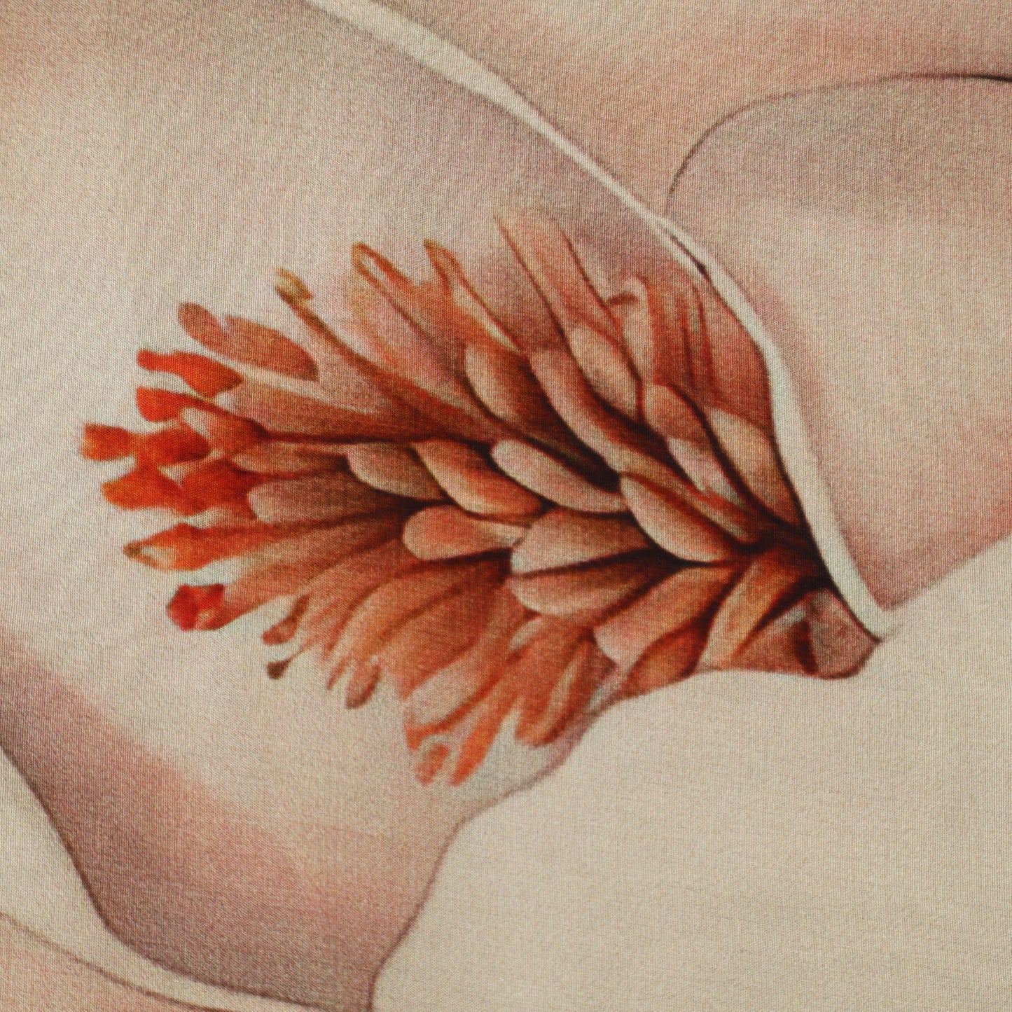 Floral Print Satin Fabric