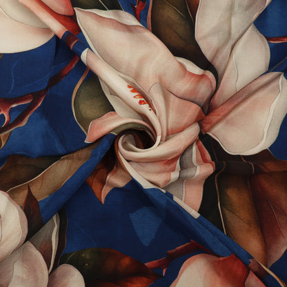 Floral Print Satin Fabric