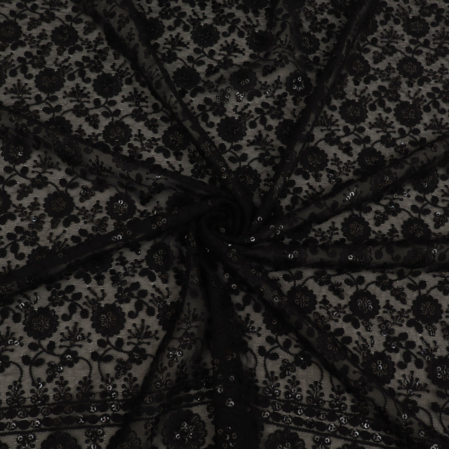 Georgette Embroidery Fabric