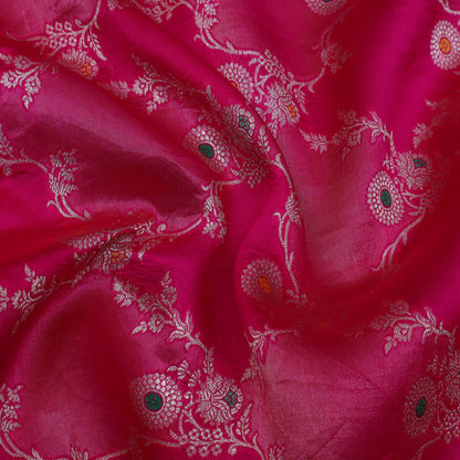 Rani Color Katan Meena Brocade Fabric