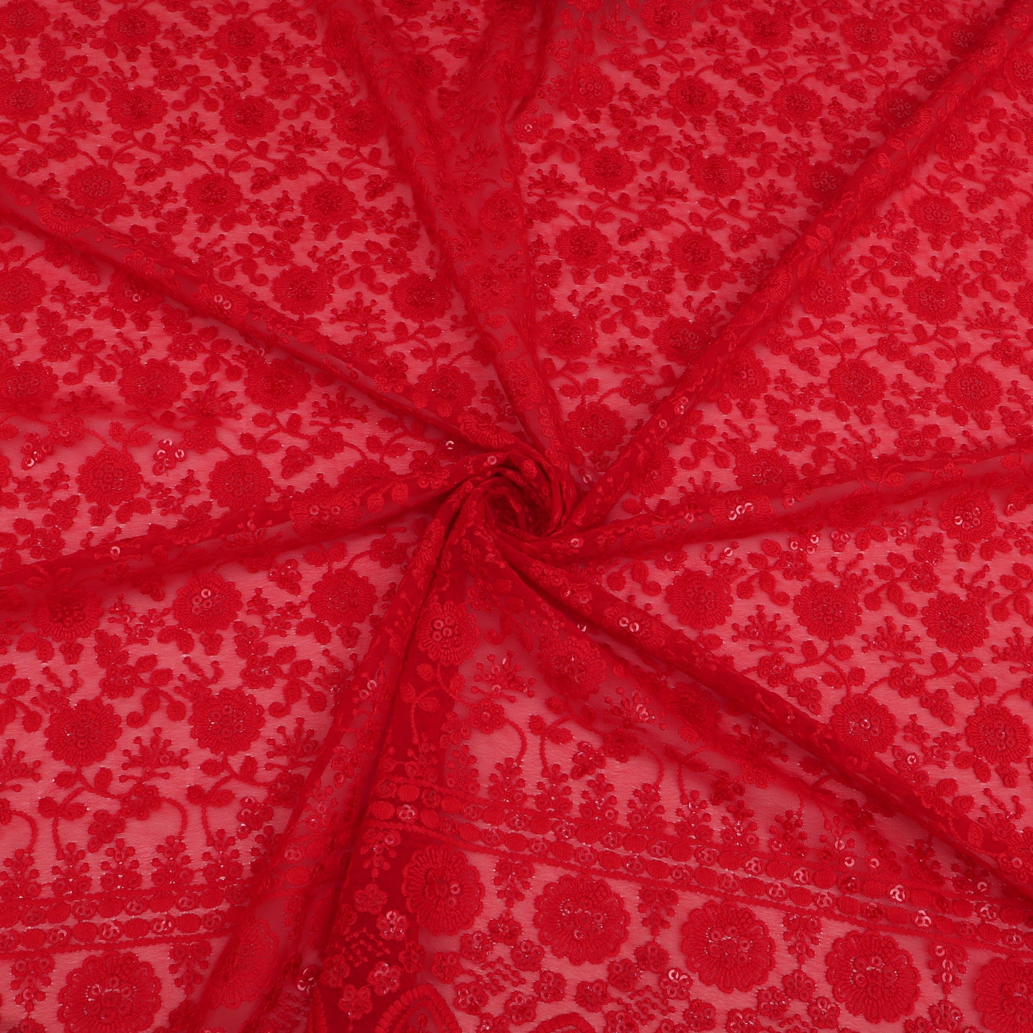 Georgette Embroidery Fabric