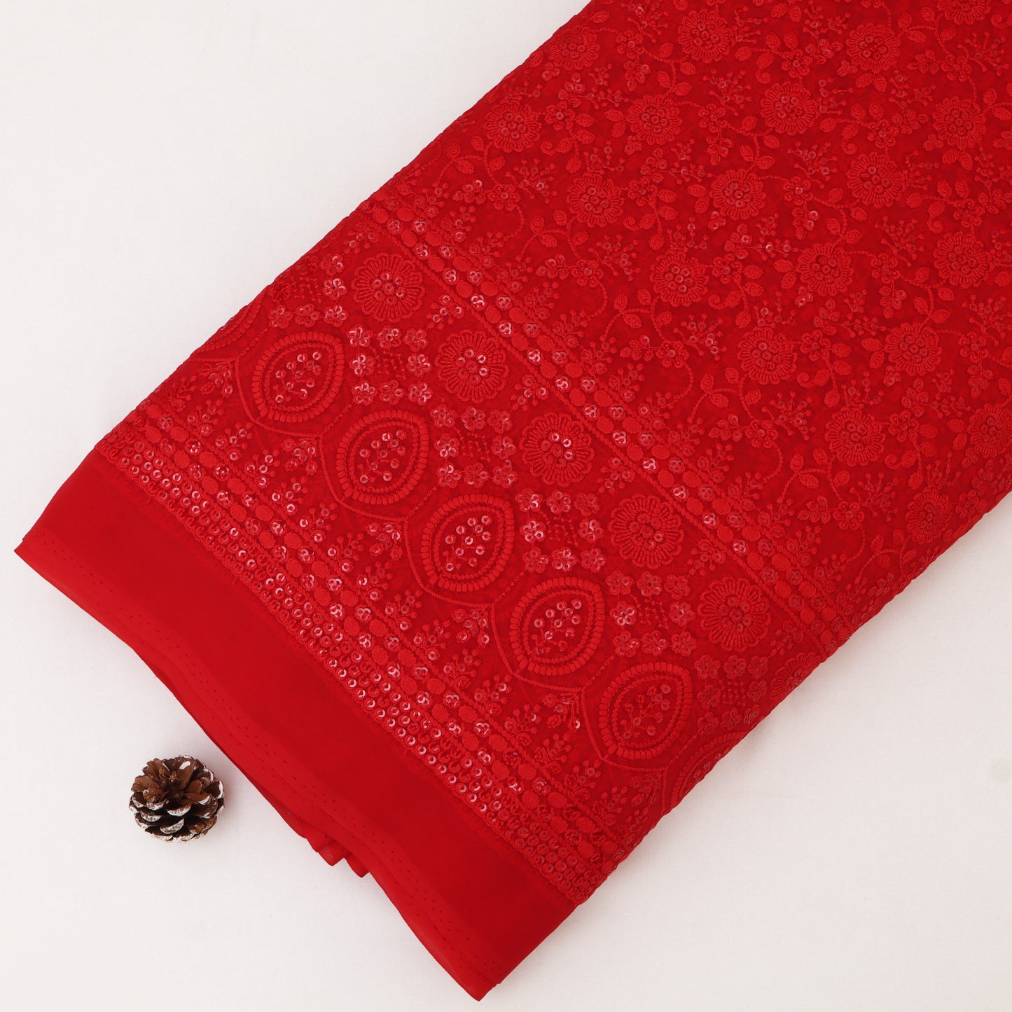Georgette Embroidery Fabric