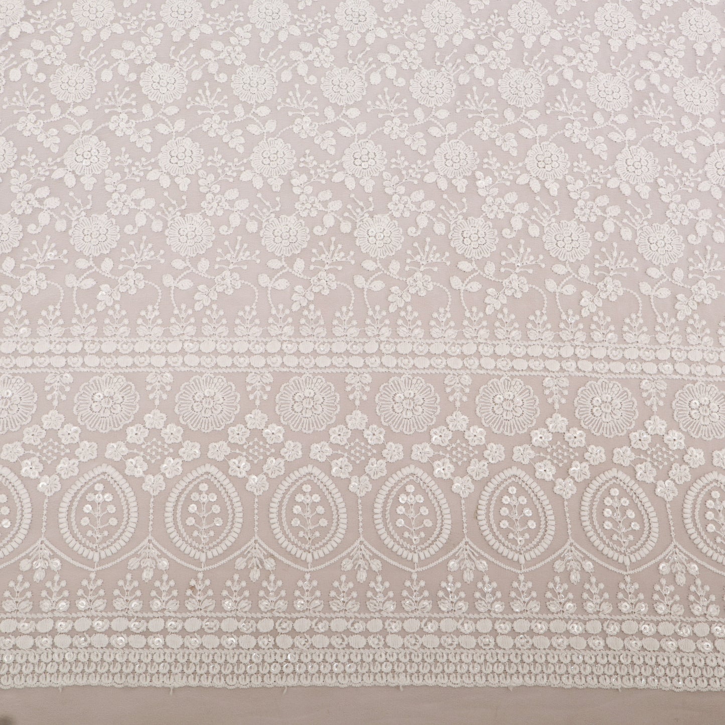 Georgette Embroidery Fabric