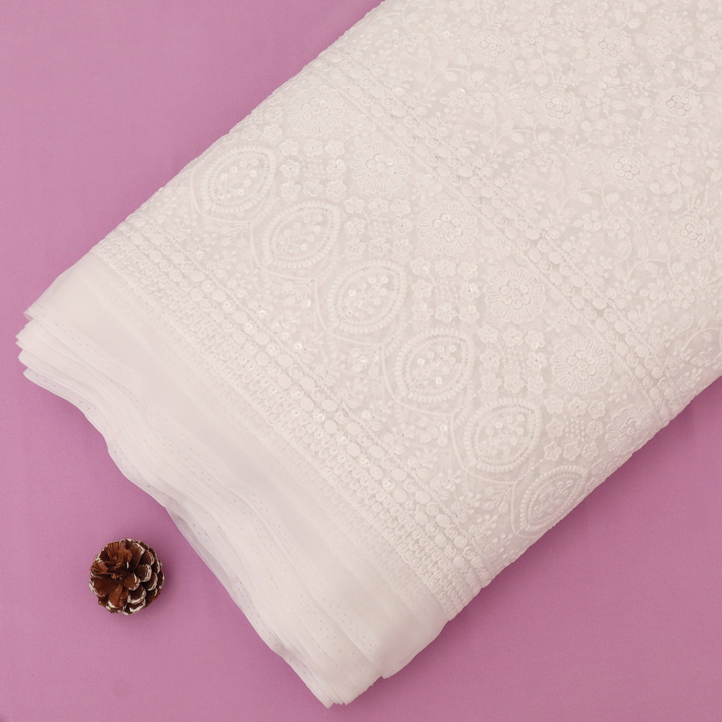 Georgette Embroidery Fabric