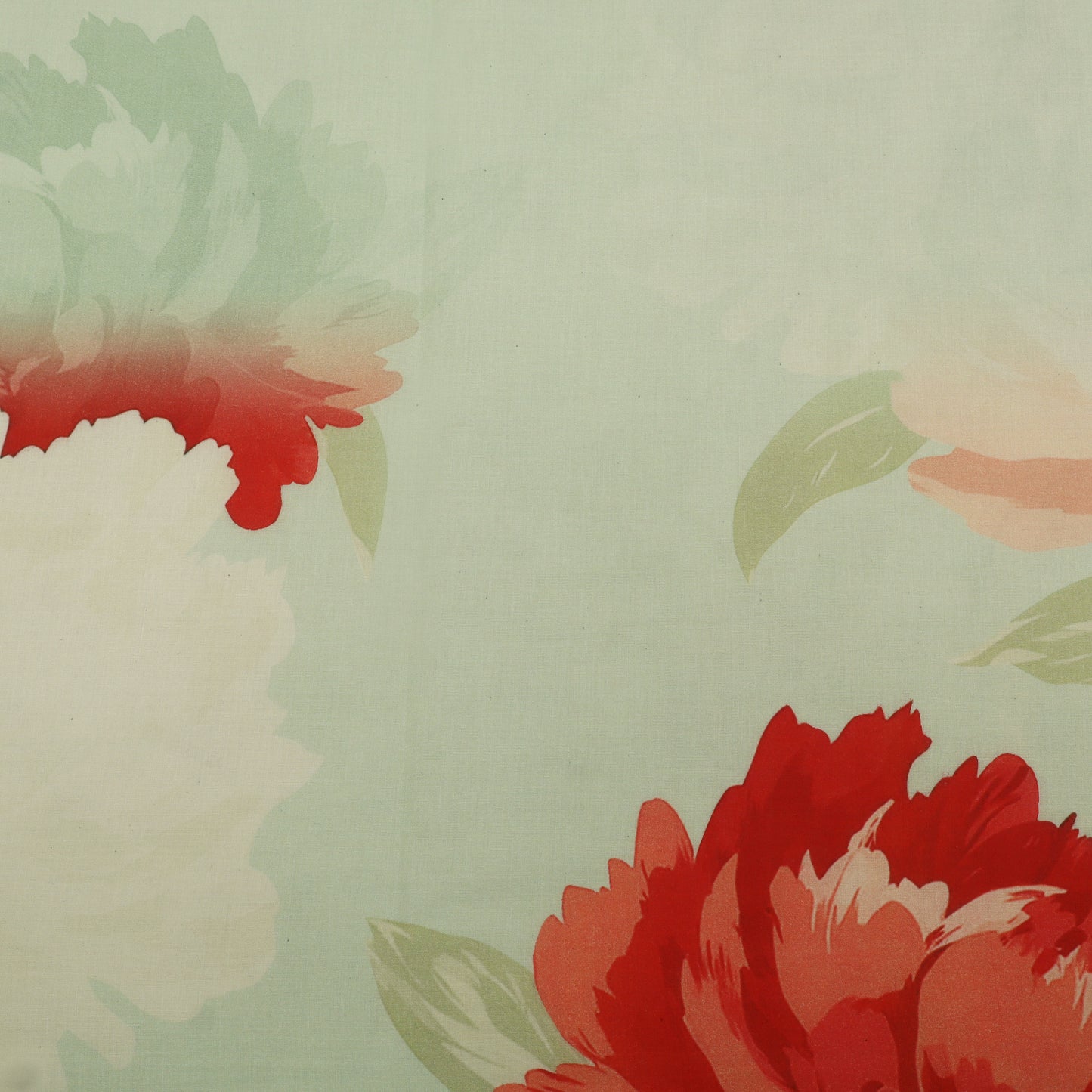Cotton Chikan Print Embroidery Fabric