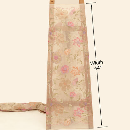 Chanderi Embroidery Fabric