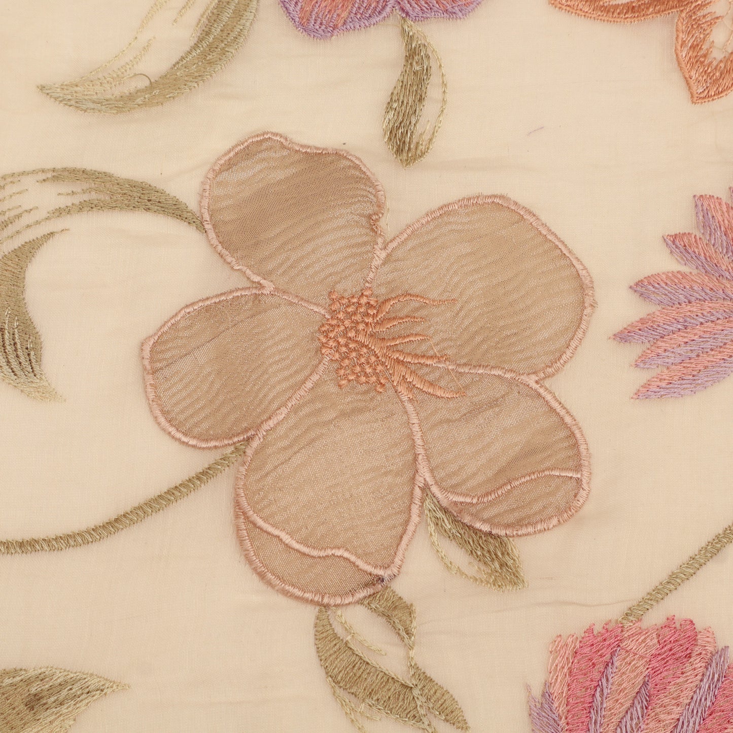 Chanderi Embroidery Fabric