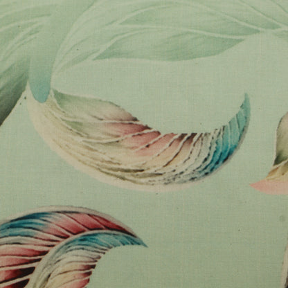 Cotton Chikan Print Embroidery Fabric