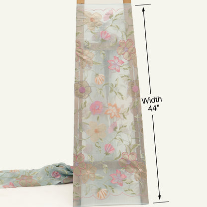 Chanderi Embroidery Fabric