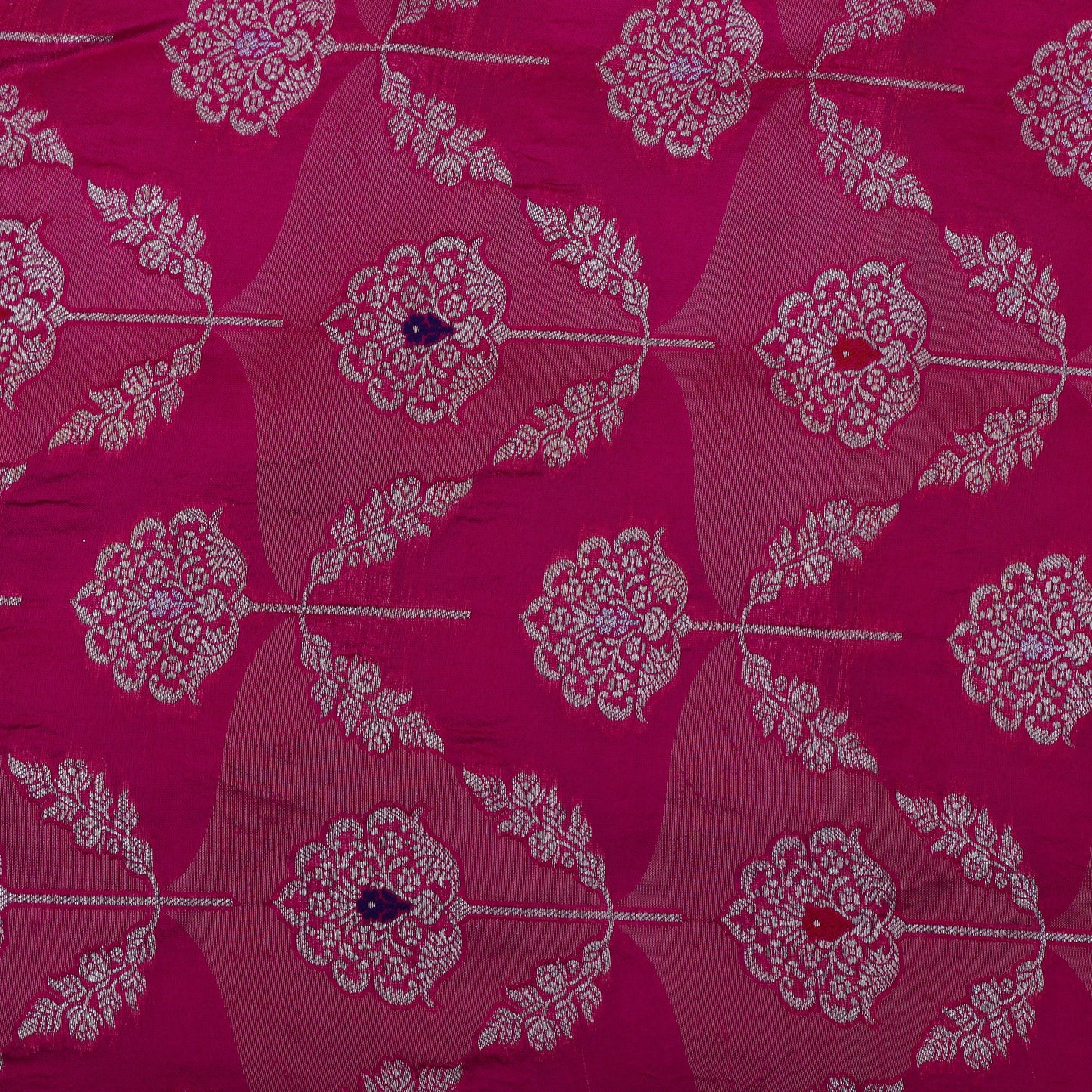 Rani Color Katan Meena Brocade Fabric
